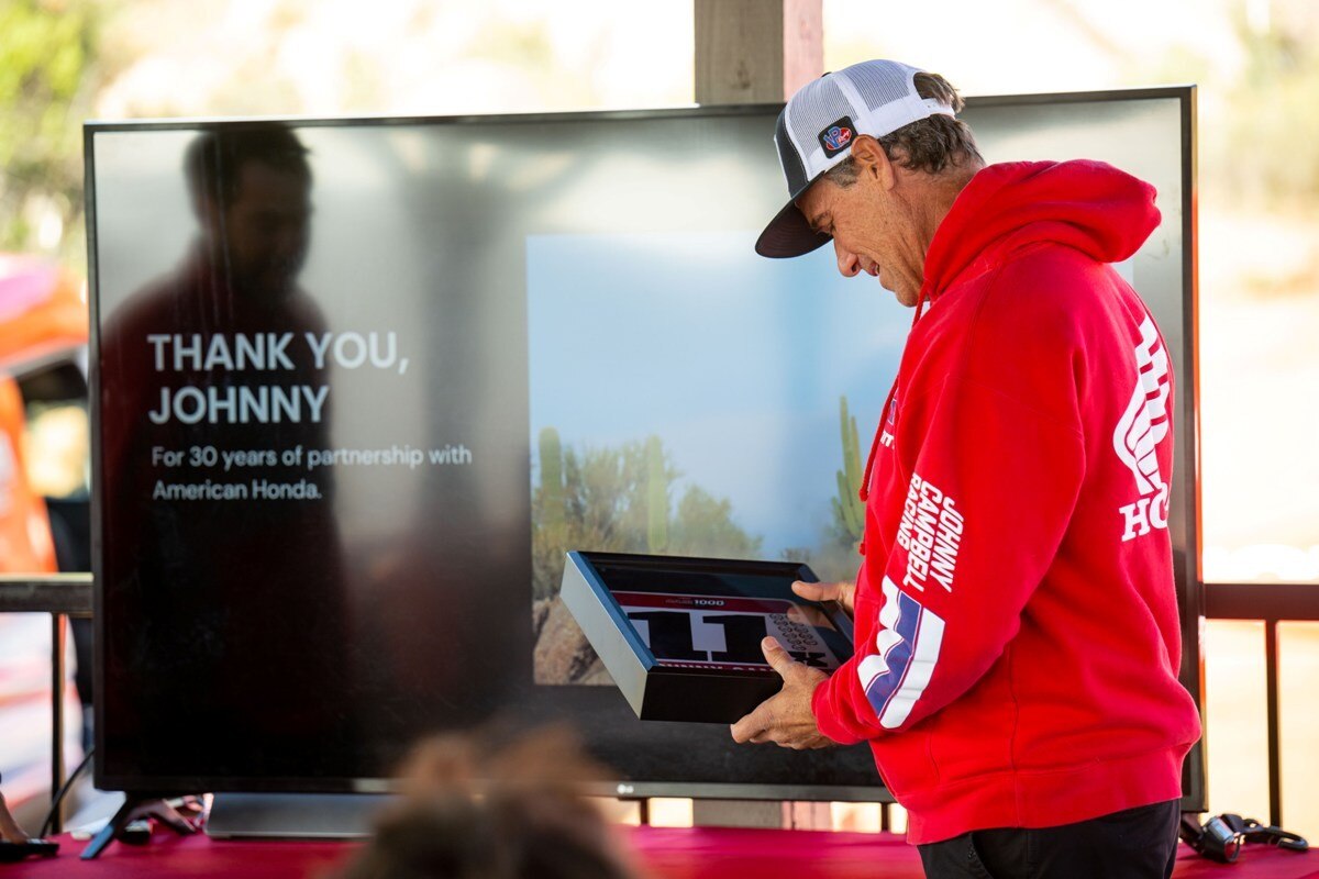 Honda e Johnny Campbell: 30 anni di successi!